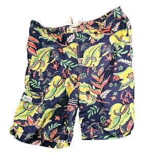 Polo Ralph Lauren Swim Trunk Shorts Hawaiian Hula Girls Tropical Mens US XL Y2K